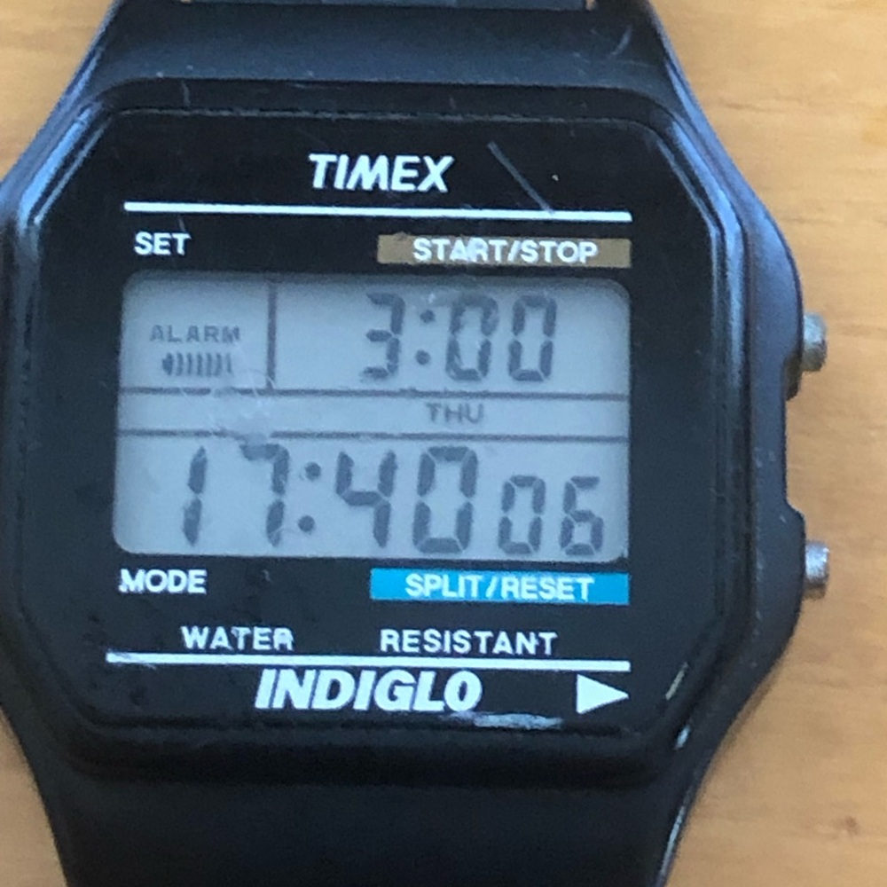 Timex Black Digital Smartwatch